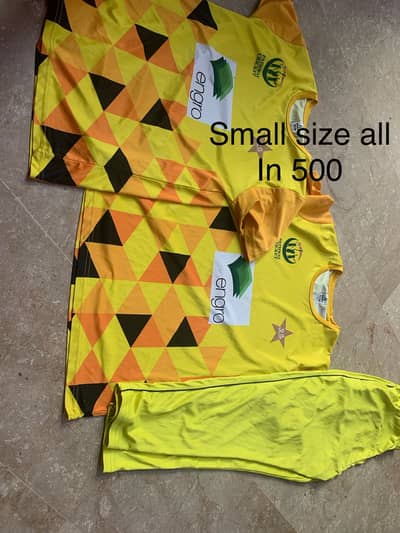 Cricket kits clothes