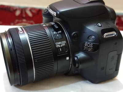 Canon 200D With 18-55mm STM 1080P Video 60fps