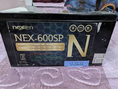 NEXXEN 600 WATT POWER SUPPLY for Gaming PC