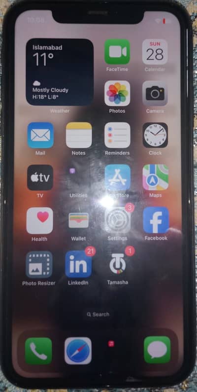 Iphone 11 good in condition neat and clean with charger .