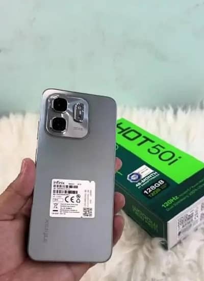Infinix Hot 50i– 8 Months Warranty Left-03287885349
