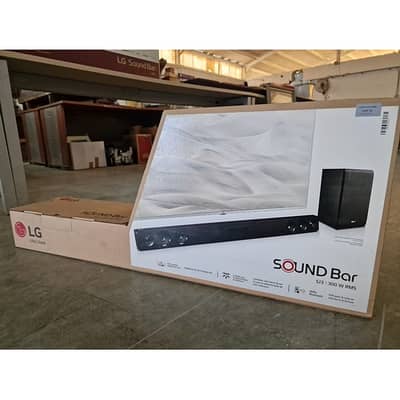 LG Sound Bar with Active Subwoofer Sj300