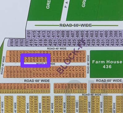 10 Marla Plot Available For Sale At 60 Ft Rd in block FF Citi Housing Gujranwala