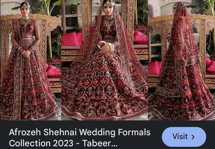 Maroon Bridal / Formal Dress for Sale