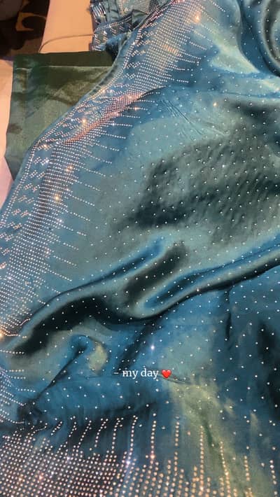 Brand New Silk Saree Zinc Color