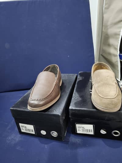 UNZE London two pairs Leather Shoes