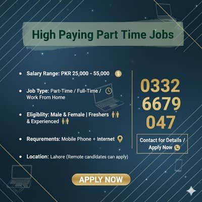 NEW WORK OPPORTUNITY FOR MALE AND FEMALES