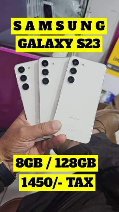 Samsung S23 PTA Approved 10/10 Condition water pack