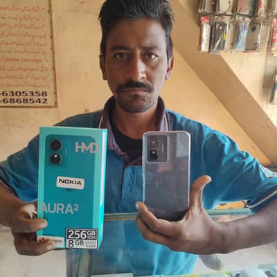 HMD AURA 2 8/256. PRICE 13500