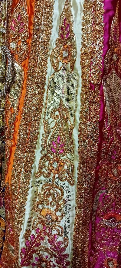 Three Piece Bridal Mehndi Dress