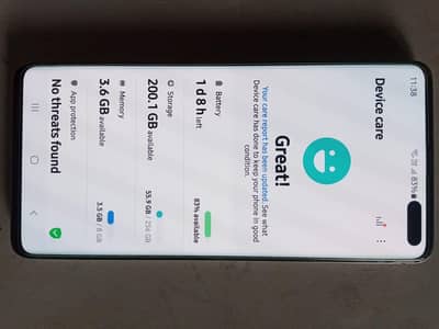 sumsung s10 5g 8gb ram 256 gb memory