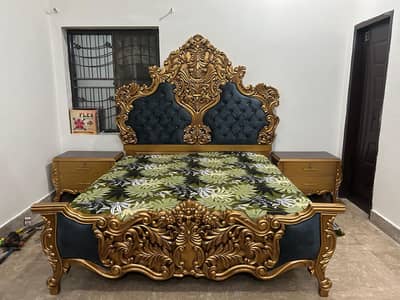 Chinioti Sheesham Wood Furniture BedSet in Gujrat