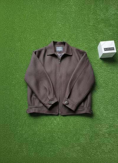 ​ Authentic RUSSARDI Wool Jacket – Luxury Folk Art Edition