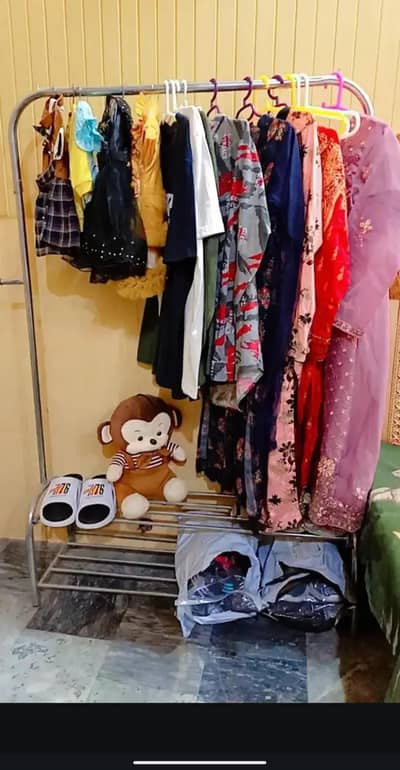 iron steel stand and rack for clothes and accessories