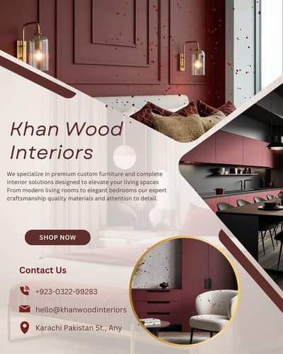 Crafted Elegance Furniture Interior Custome design modran a Luxury Mkr