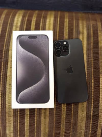 IPhone 15 pro max 256gb officiall approved