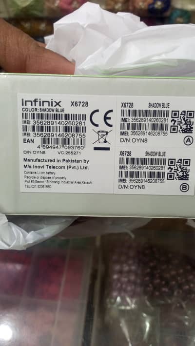 ininfinix hot 50 8 gb . 256 ram