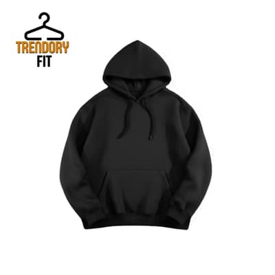 Simple Cotton Fleece Hoodie