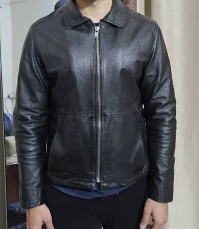 Old money harrington leather jacket