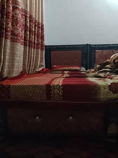 iron  2 single bed