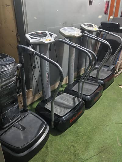 VIBRATOR/TREADMILL/ ELLIPTICAL/DUMBBELL/PLATES/ RODS/BENCH/ SPIN BIKE