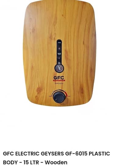 GFC Electric geyser 15 liters