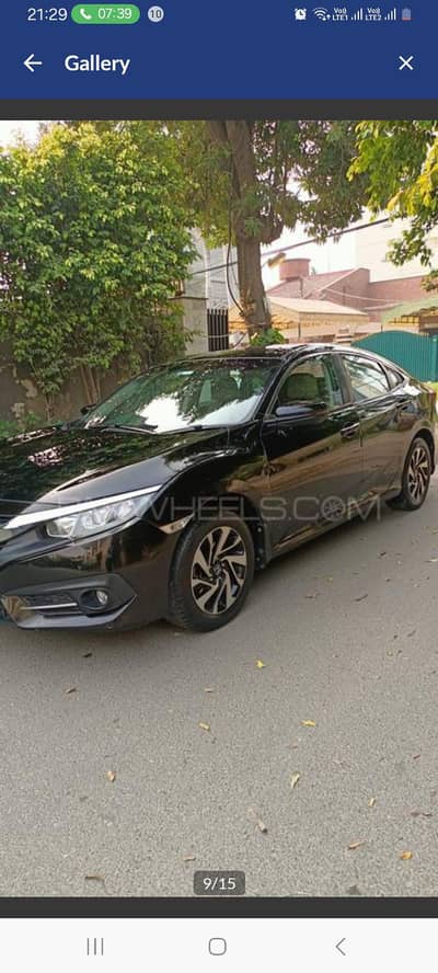 Honda Civic UG 2019 on Rent (Fresh Look)