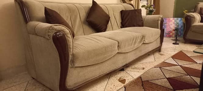 Seven (7) seater sofa set in good condition