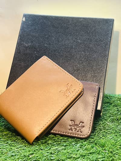 100% leather wallet