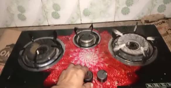 Super Flame Stove Glass Hob