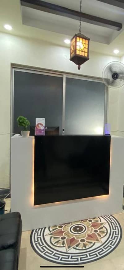 Reception Table with Drawers