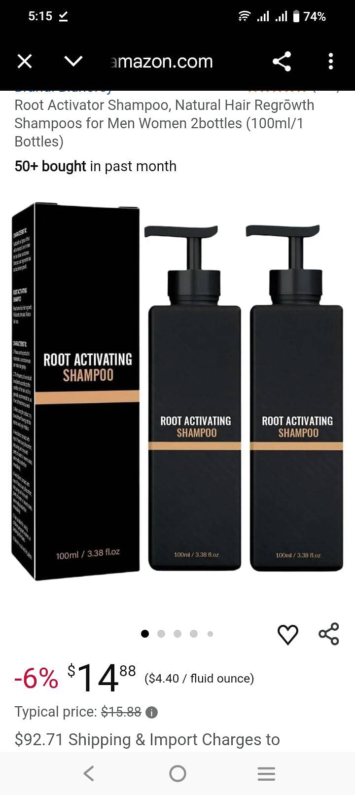 ROOT ACTIVATING SHAMPOO  6