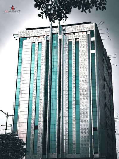 ACP aluminium cladding sheet wall roco bond dlx bond service installat