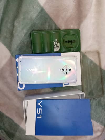 Vivo Y51 with box in good condition