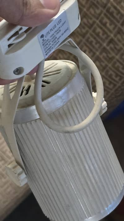 DIsplay shop lights with track -white and warm