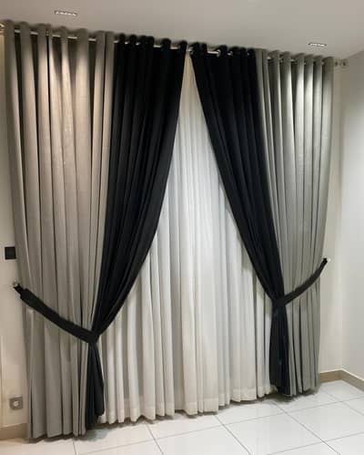 Curtains Set by Saffi Interior