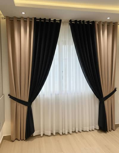 Curtains Set by Saffi Interior