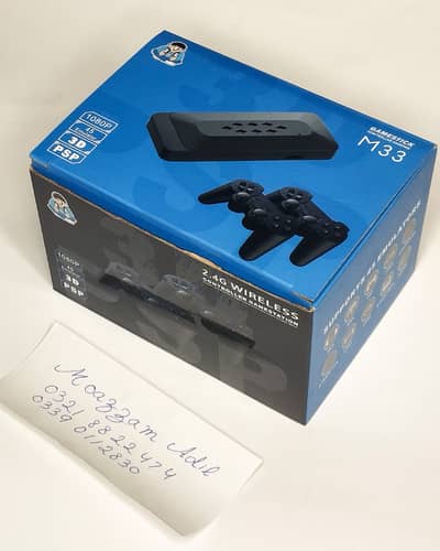 M33 Game Stick 4K 64GB | 20k+ Games | Tekken 3 PS1 PSP | Wireless