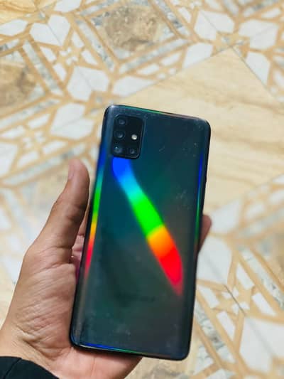 Sumsung a51 all original no open repair exchange posibal