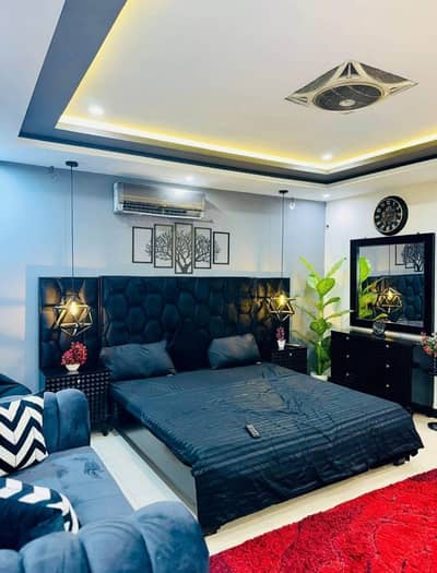 we are offering 5 marla furnished portion in cc block bahria town lahore