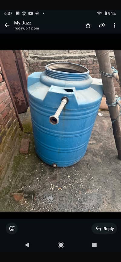 Water tank 150 gallons