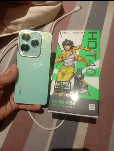 Infinix Hot 40 16-256 GB All original complete Saman