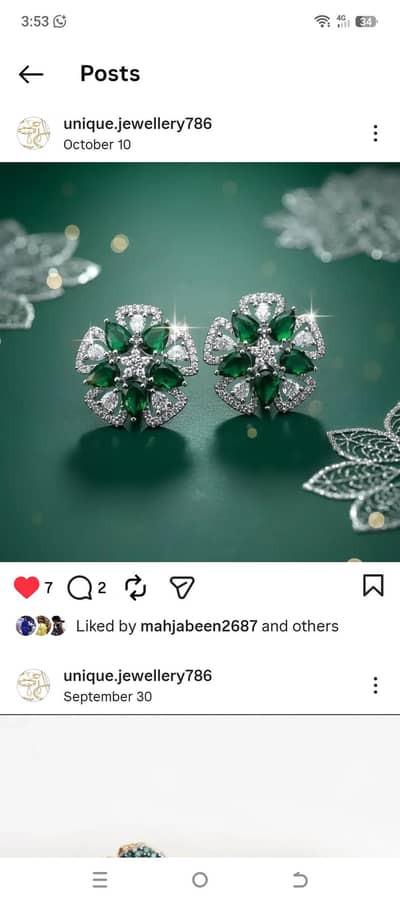 latest earrings and sets