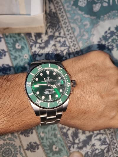 Luxury Automatic Watch – Green Dial