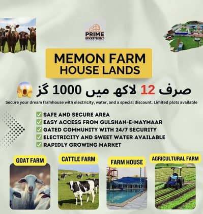 Farmhouse & Cattlefarm Land