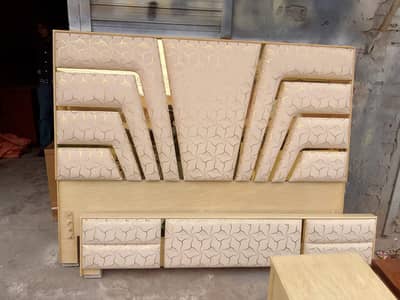 bed dressing and 2 side table