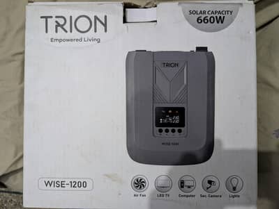 Trion solar Ups Inverter 1000 watts 1 sy 2kv