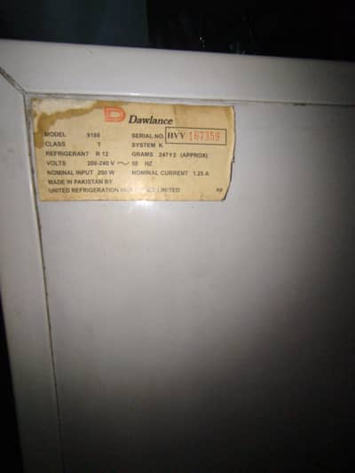 Dawlance fridge