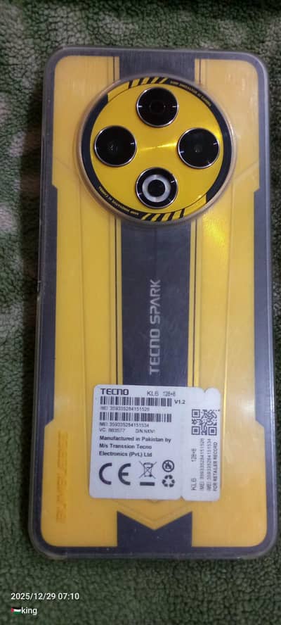 Tecno spark 30  8/128   for sale