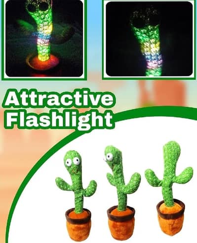 Dancing cactus talking toy